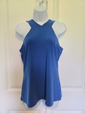 Lauren Ralph Lauren Royal Blue Halter Tank Top